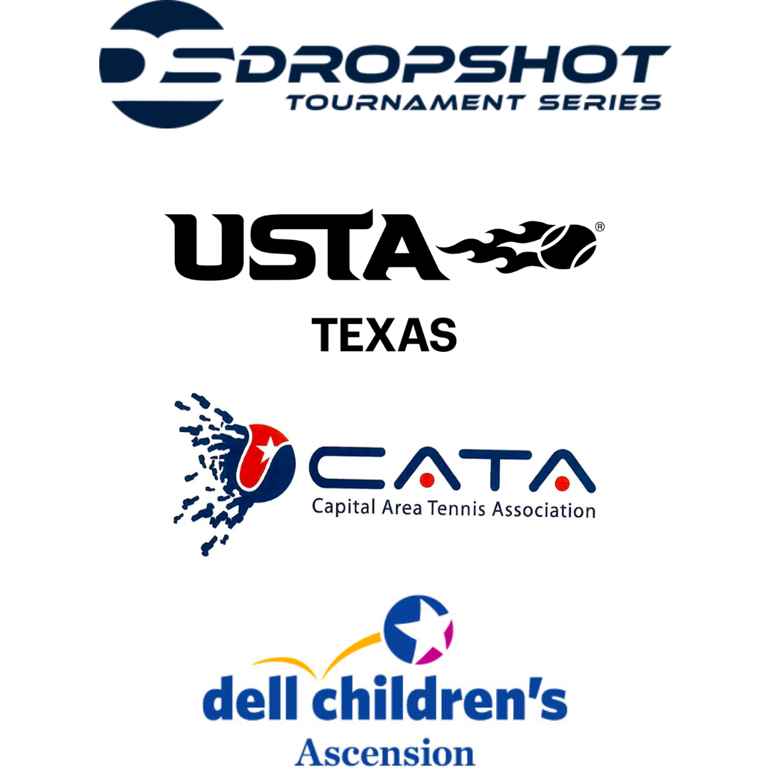 Presented by: DropShot Tournament Series, USTA Texas, CATA and Youth Impact Sponsor: Dell Children's Ascension Logo